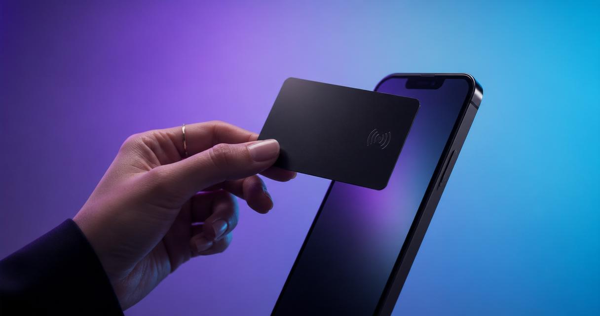 Lets Connect smart NFC business card with QR code
