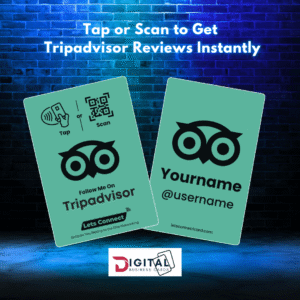 Get Tripadvisor Reviews Instantly with NFC & QR Cards