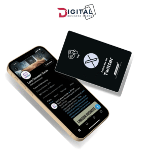 NFC Twitter Business Card-Black-Simple
