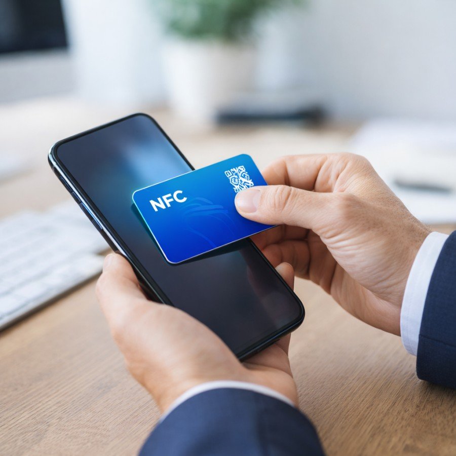 nfc business cards for instant tap contact sharing